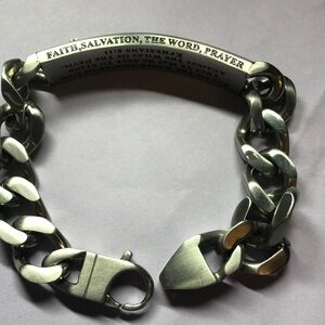 Faith bracelet Armor of God Stainless steel men’s bracelet